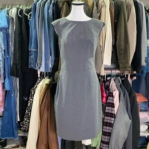 The Limited Slate Gray Midi Dress